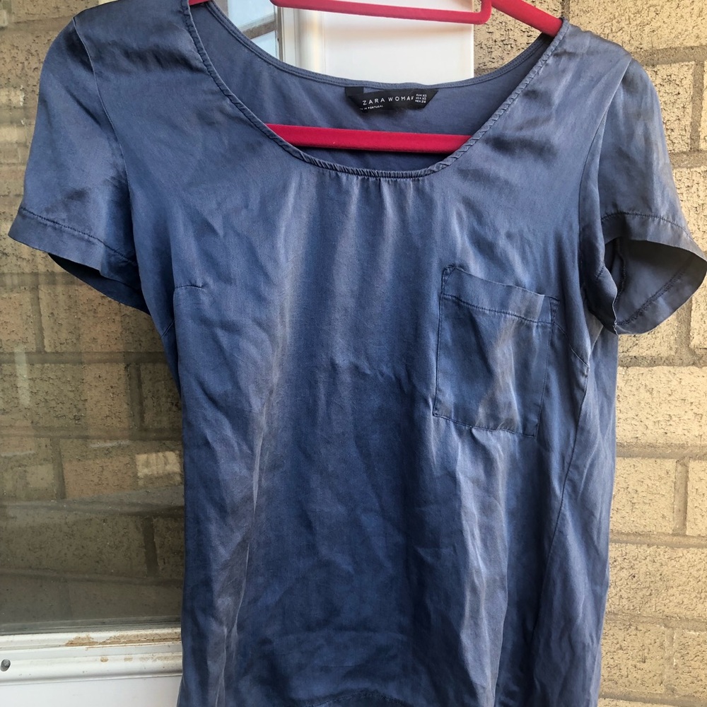 Zara Short sleeve blouse